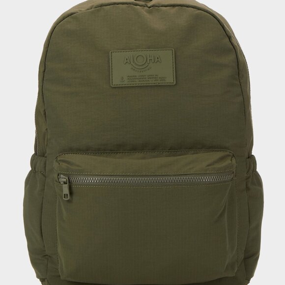 ALOHA COLLECTION Keep It Light Backpack new100%-OLIVE - Picture 1 of 6